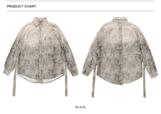 [moromoro2] Leopard Print Shirt