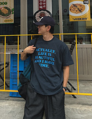 TIME Short Sleeve T-shirt (2 colors)