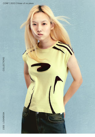 CONP Taiji Logo Performance Top (Yellow)