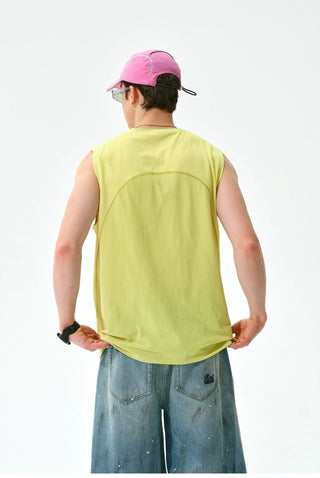 [Monterest] Quick-Dry Antibacterial Relaxed Tank Top