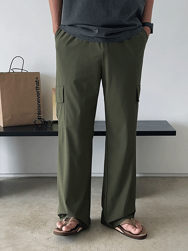 Week Ice Cargo Elastic Waist Pants