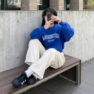 Washington Crop Sweatshirt