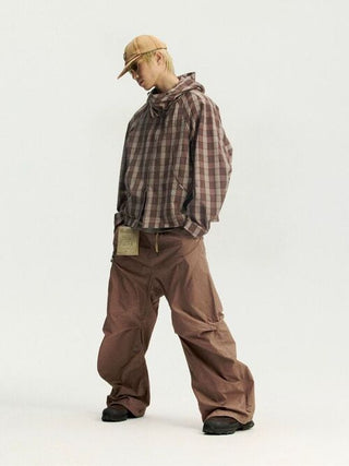 [Monterest] Enzyme Washed Wide Leg Work Pants