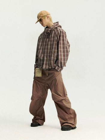 [Monterest] Enzyme Washed Wide Leg Work Pants