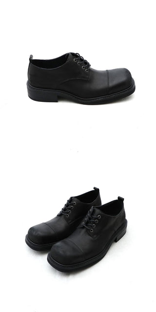 [MASONPRINCE] Leather Derby Shoes