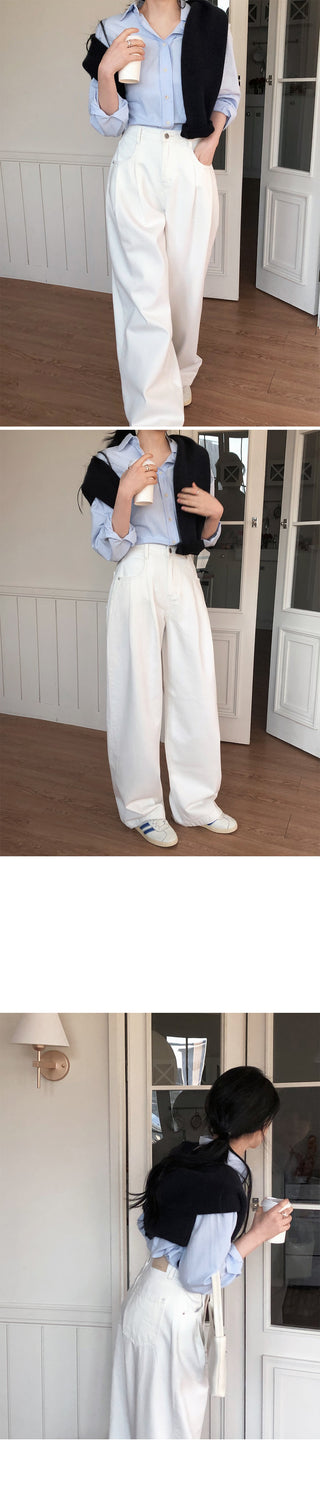 (Short/Basic/Long) (5 colors) Cotton Slacks Pants