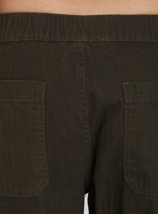 Selective Memory Low Rise Wide Leg Cargo Pants Dark Charcoal