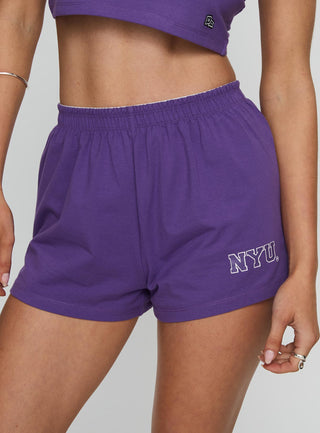 Nyu Soffee Shorts Violet