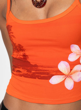 Sunset Tank Orange