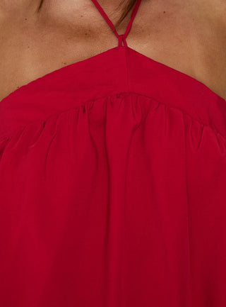 Moonlit Top Red