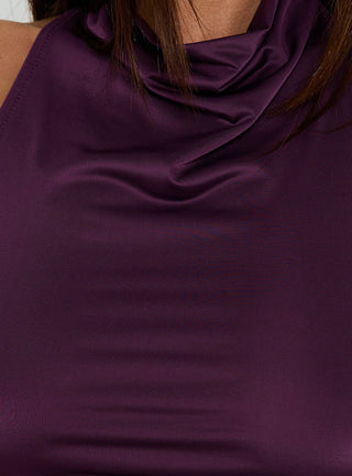 Giggle Top Aubergine