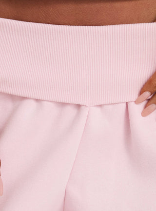 Lockie Foldover Baggy Sweatpants Pink / Black
