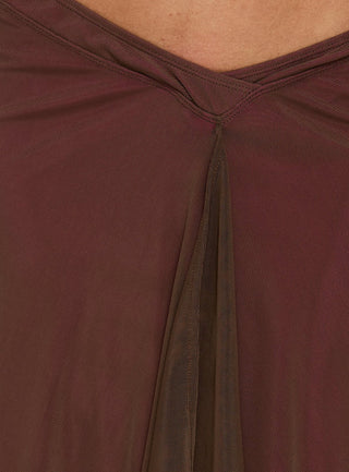 Erinhadi Midi Skirt Brown / Pink