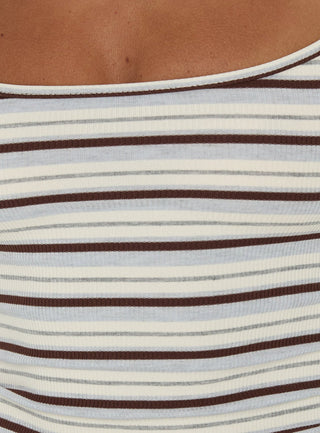 Elzie Knit Cami Tank Multi Stripe