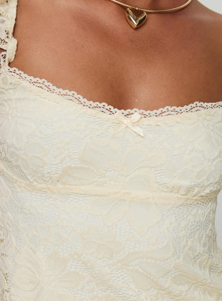 Madaleine Lace Top Cream