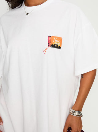 Matchbox Collection Graphic Tee White  Multi