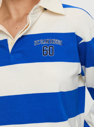 UCSD Rugby Polo Navy  White
