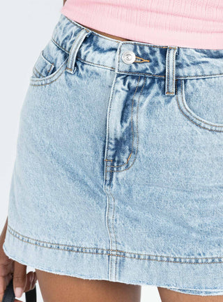Heuston Skort Denim Lower Impact