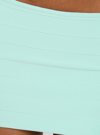 Justina Bandage Mini Skirt Jelly Mint