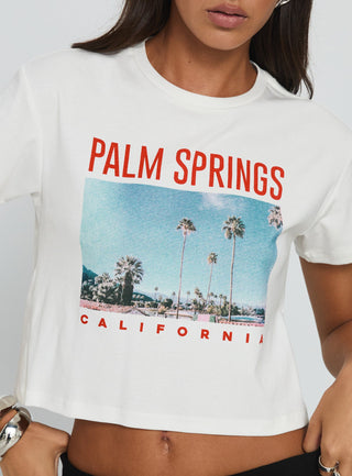 Destination Of Choice Graphic Top White