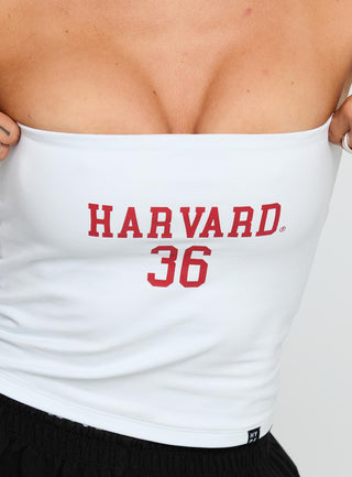 Harvard Tube Top White