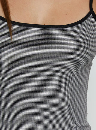 Voyage Mini Dress Noir Gingham