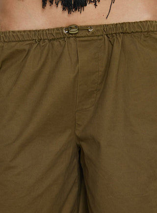 Allyza Baggy Cargo Shorts Olive