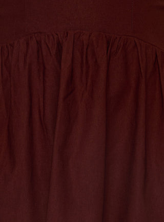 Evrae Strapless Playsuit Brown
