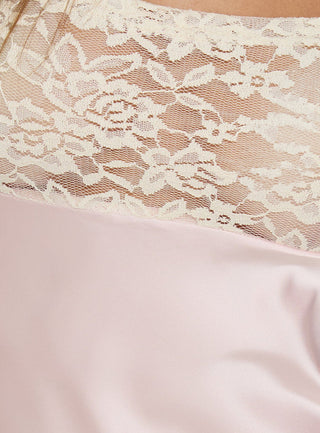 Kiss & Tell Mini Dress Soft Pink