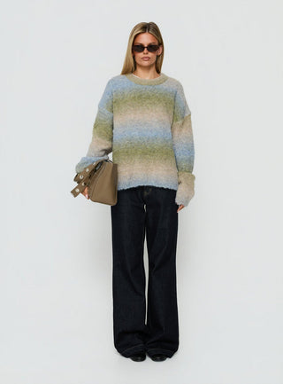 Loyalty Knit Sweater Ocean Moss