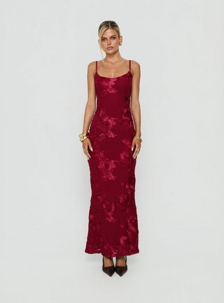 Jacalyn Maxi Dress Red