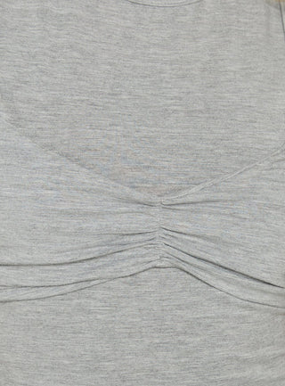 Maicey Layered Bralette Tank Grey Marle