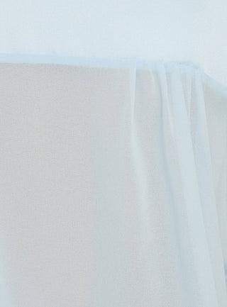 Gracia Blouson Maxi Dress Blue