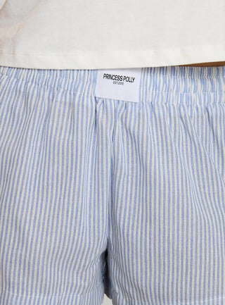 Sincar Boxer Shorts Blue  White Stripe