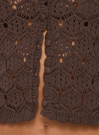 Sun Still Shines Crochet Set Chocolate