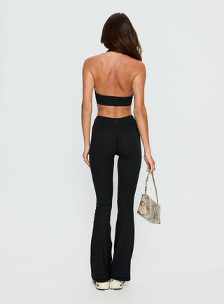 Energize Active Invisible Scrunch Flare Leggings Black
