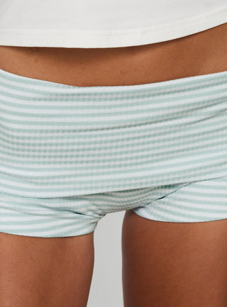 Fields Micro Shorts Blue  White Stripe