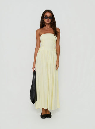 So Far So Good Maxi Dress Butter