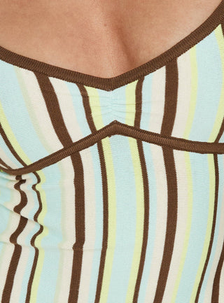 Opala Knit Top Multi Stripe