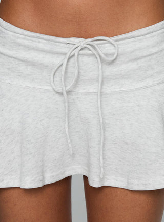 Izla Lounge Skort Grey Marle
