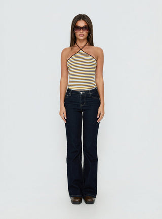 Aethoria Arrowneck Bodysuit Multi Stripe