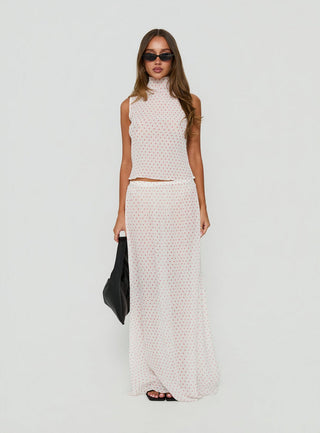 Ford Top White / Red Polka Dot