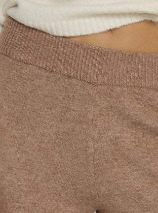 Bekki Wide Leg Knit Pant Mocha