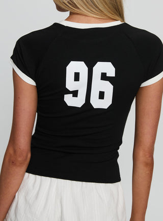 Good Guy Graphic Top Black