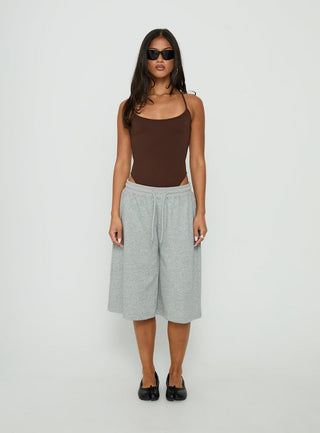 All Tied Up Bodysuit Brown