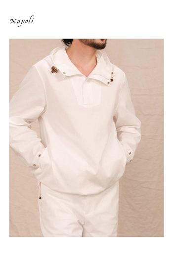 [CULTUM] Hooded Pullover Jacket