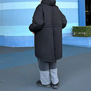 Hooded long jumper