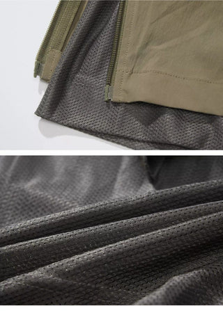 [Monterest] Double Layer Side Zip Outdoor Shorts