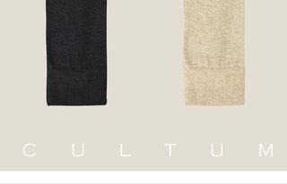 [CULTUM] Mercerized Cotton Crew Socks