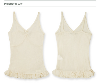 [Moromoro2] Wool Ribbon Camisole